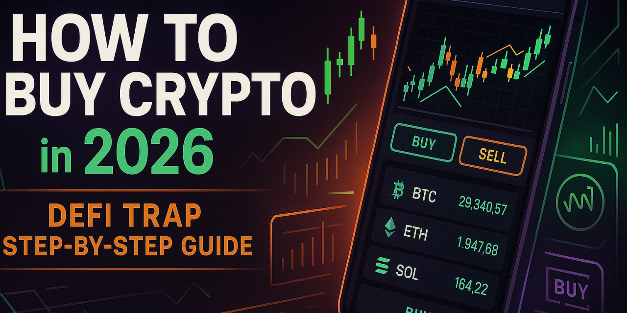 How to Buy Crypto in 2026: A Step-by-Step Guide (Defi Trap Edition)