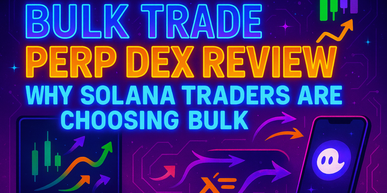 Bulk Trade Perp DEX Review: Why Solana Traders Are Choosing Bulk Over Other Perps